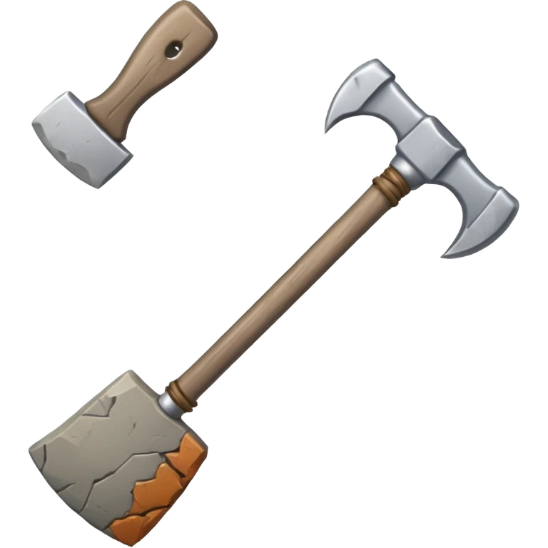 stone ax string emoji