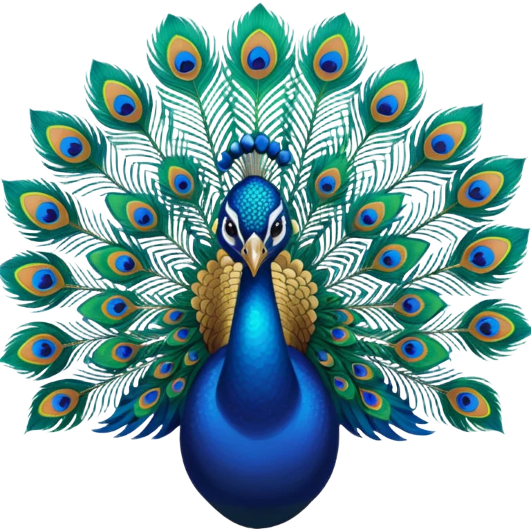 peacock
 emoji