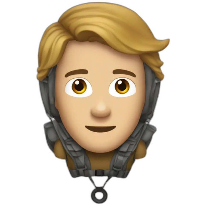 Jack dawson in a parachute emoji