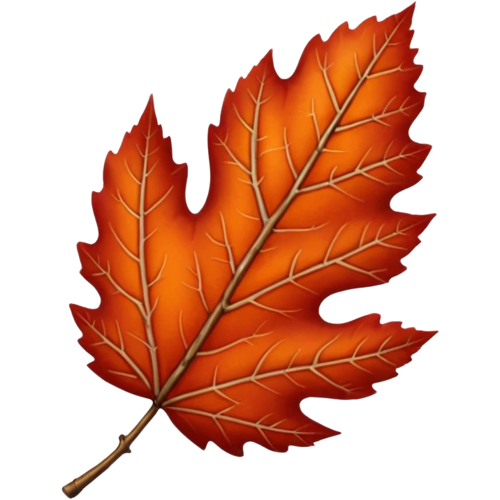 red birch leaf  emoji