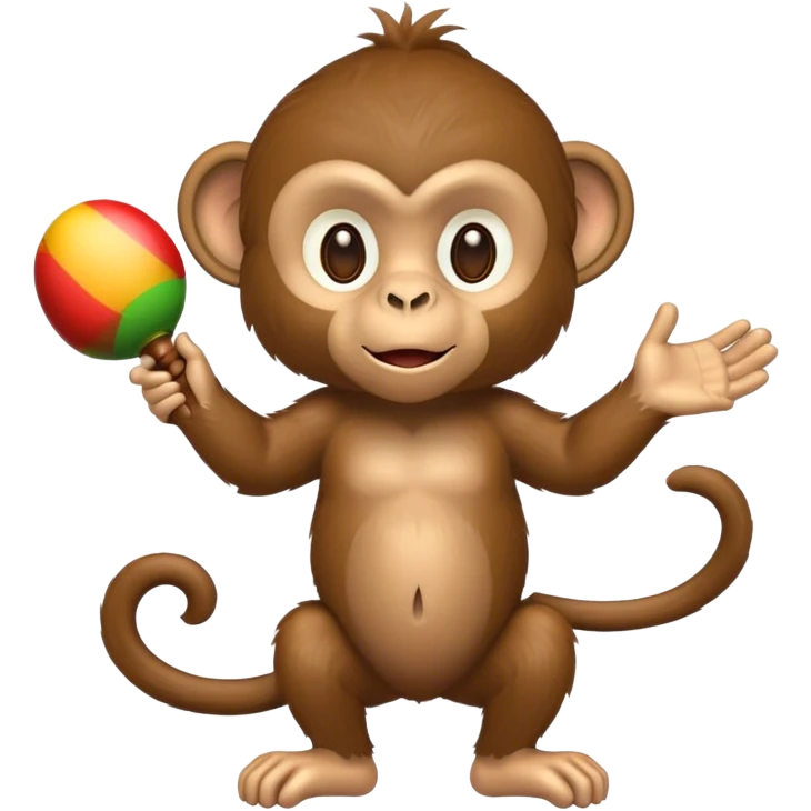 monkey with maracas emoji