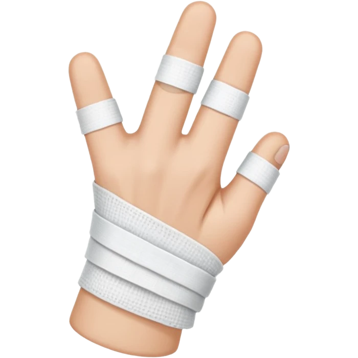 Thumb in a bandage emoji