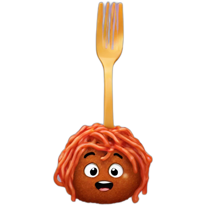 spaghetti meatballs emoji