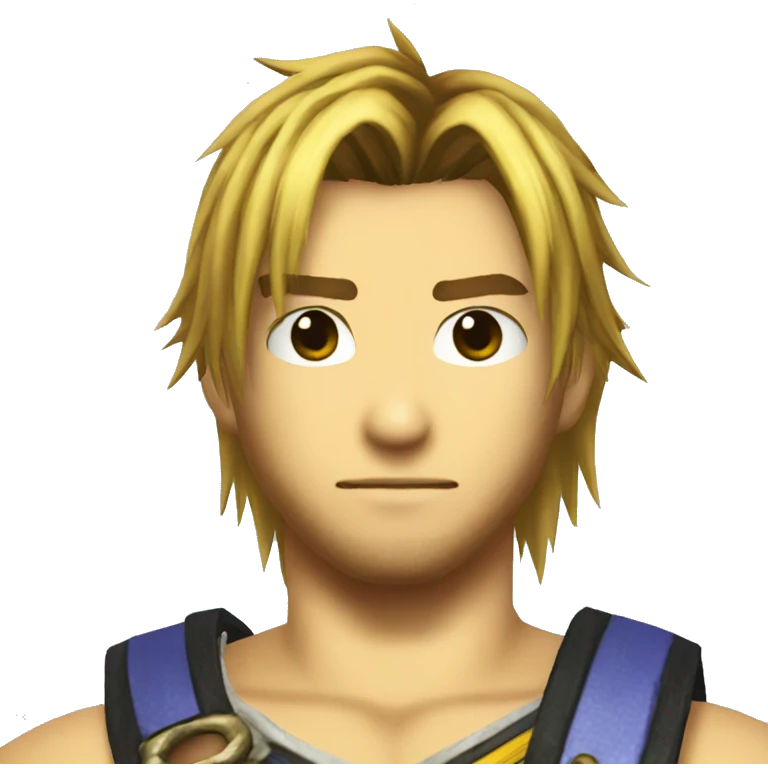Final Fantasy tidus emoji