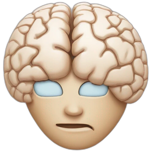 brain with a bandaid on it emoji