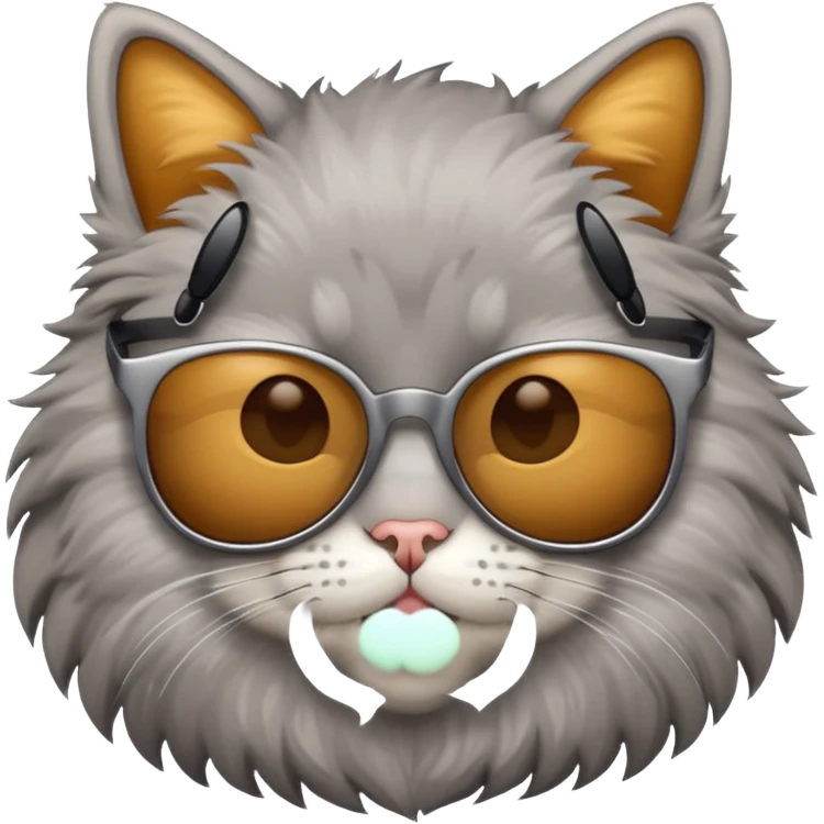 Cat wearing sunglasses emoji
