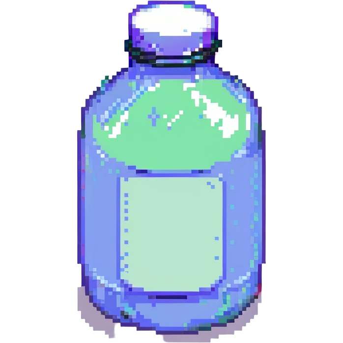 a glowing gallon of paint emoji