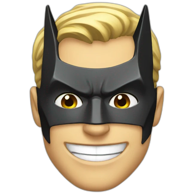 batman smiling emoji