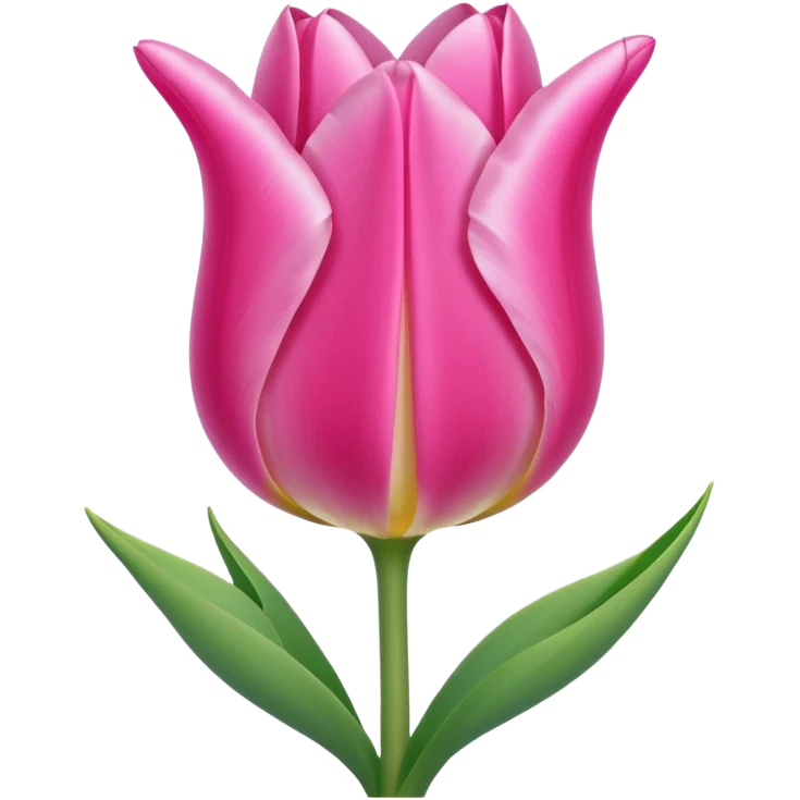 pink tulip  emoji