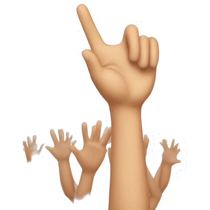 hands up emoji