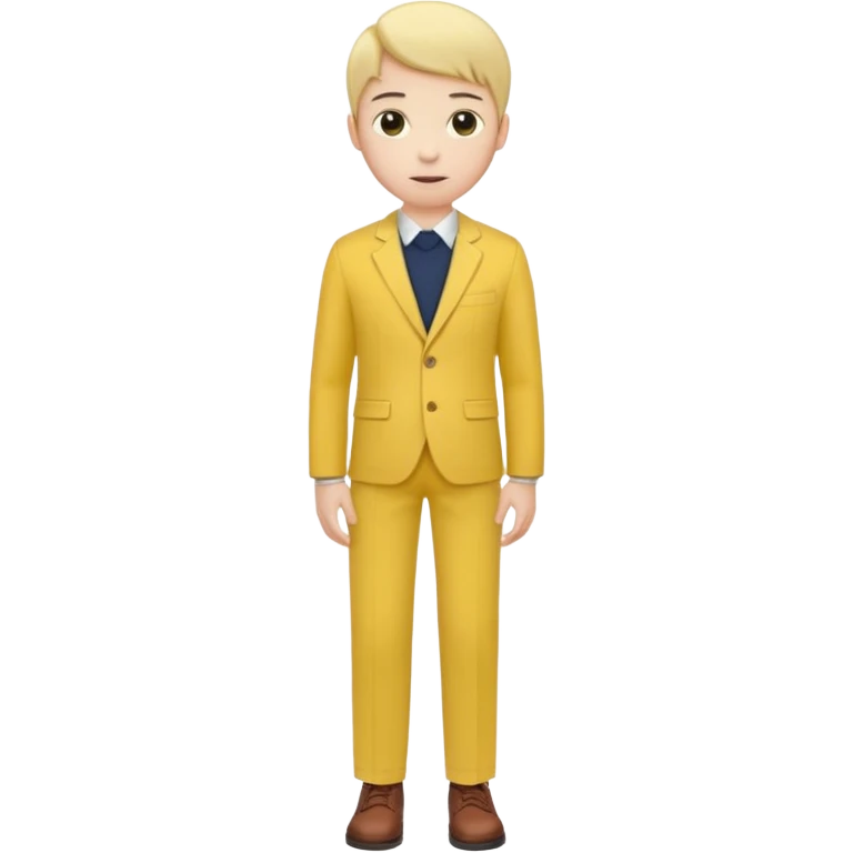 fashion yellow trouser emoji