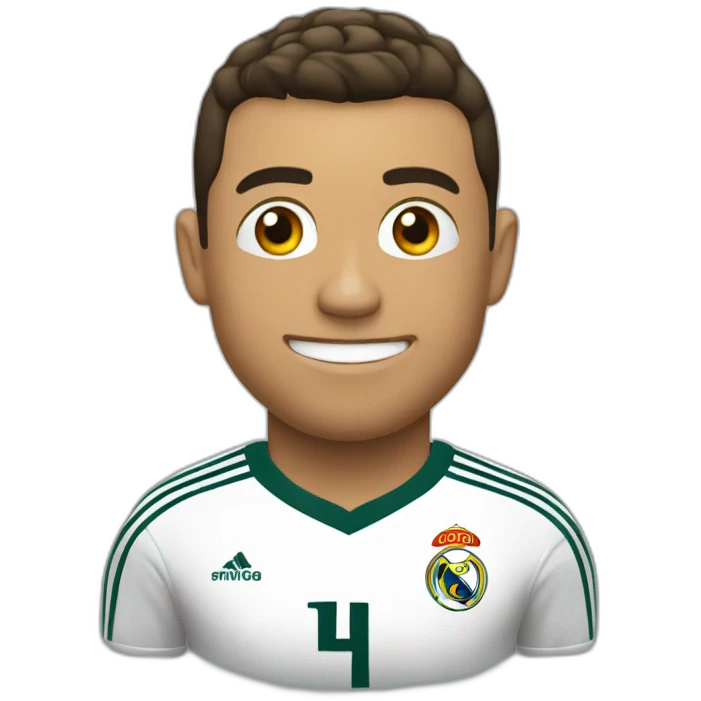 Ronaldo qui fais du foot emoji