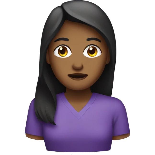 Purple domestic violence awareness  emoji