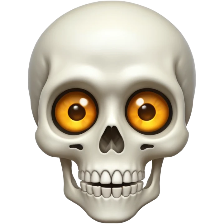 skeleton in shock emoji