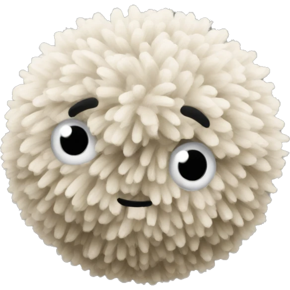 regular pompom ball emoji