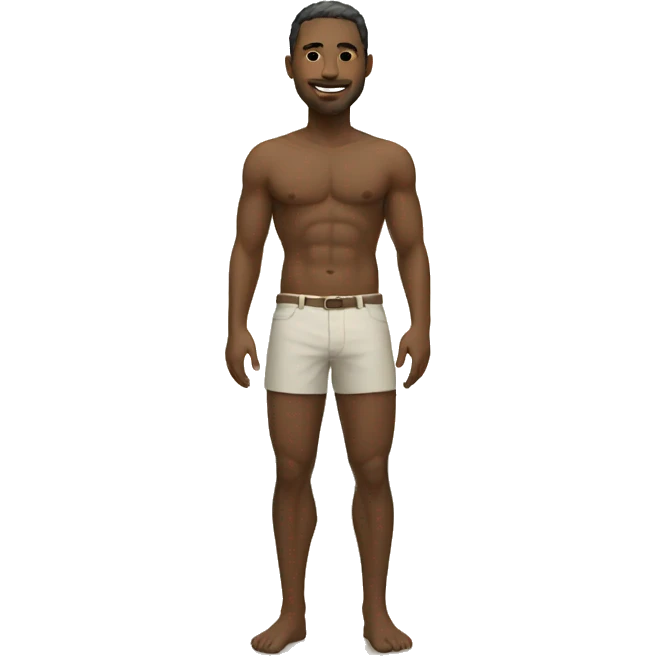 man standing on beach emoji
