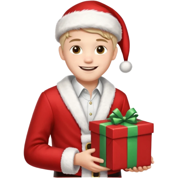 Teenage Santa Claus emoji