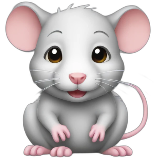 Cute rat emoji