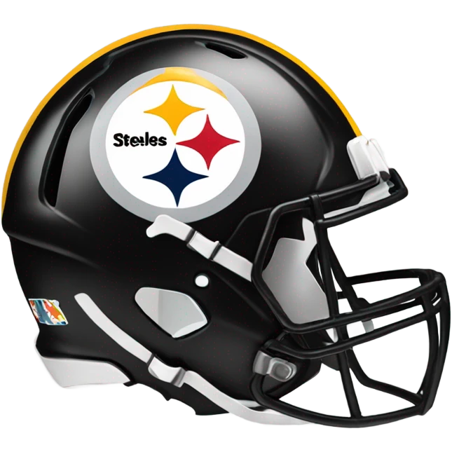 Steelers helmet with logo emoji