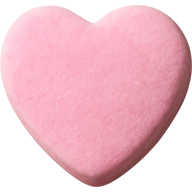 Candy heart , remove background emoji