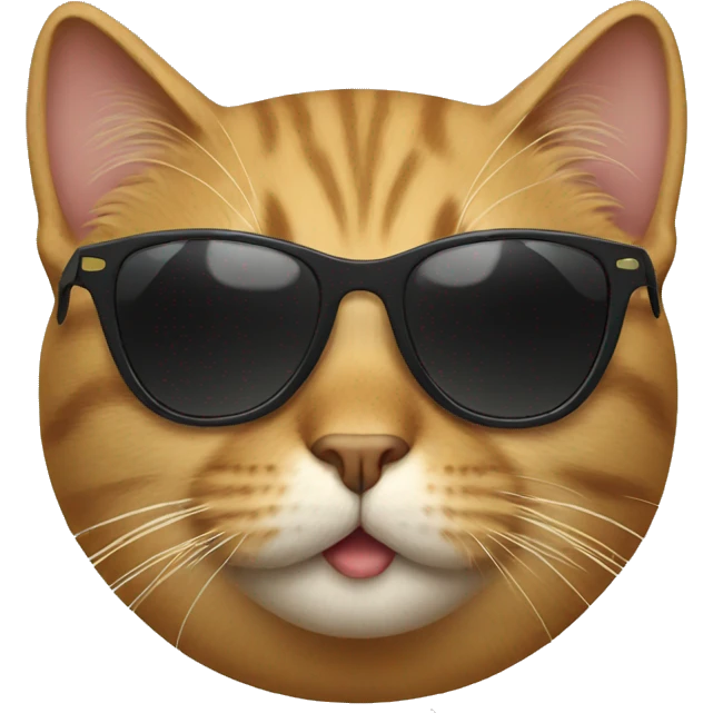cat with sunglasses  emoji