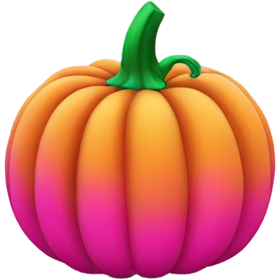 Pink pumpkin  emoji