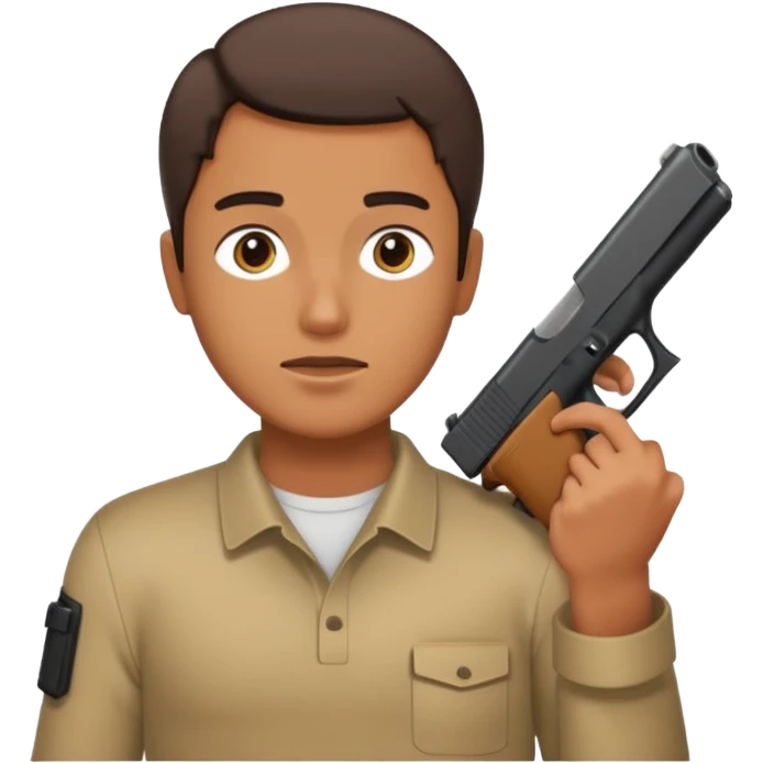 Un moreno con una gloc en mano tapándose la cara emoji