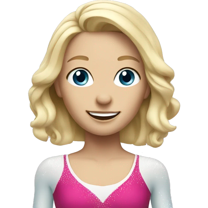 Blonde figure skater emoji