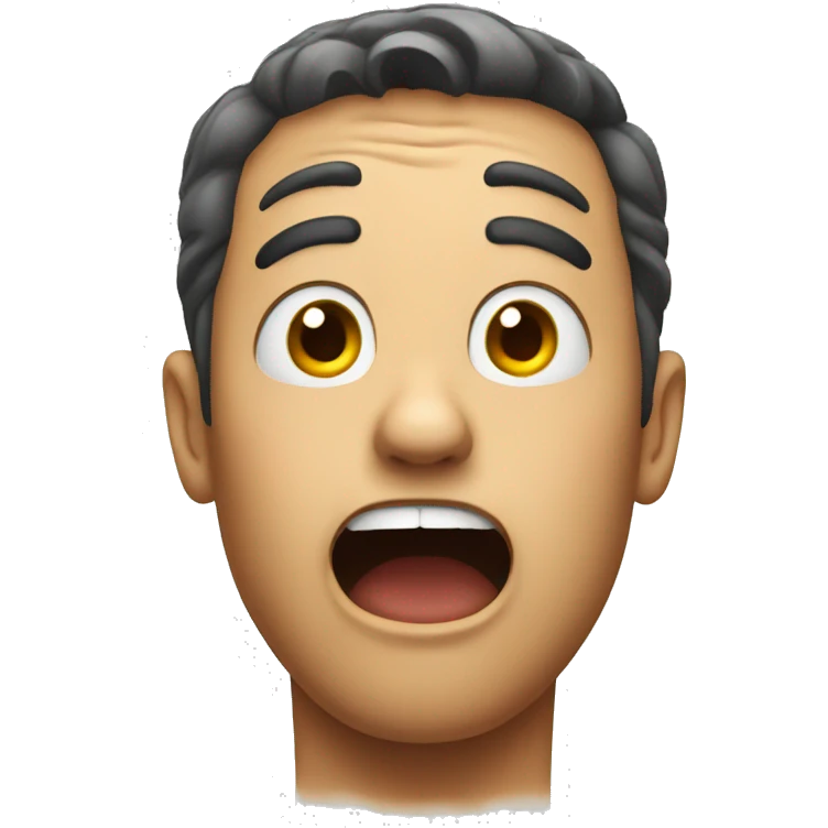 Shocked face emoji
