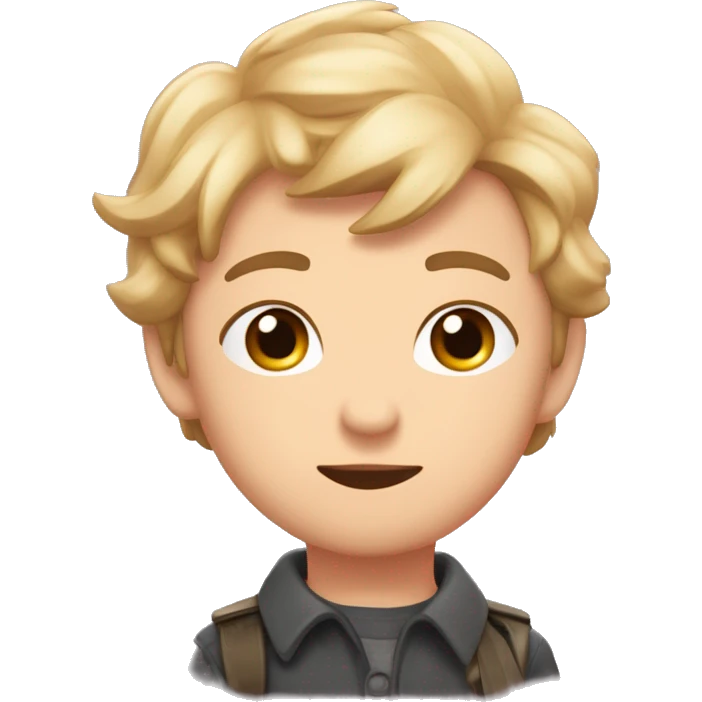 Ein Emoji , das einen Kuss in einem modernen Anime-Stil bläst. Das Emoji sollte in einer hellgrüner Farbe mit einem kleinen hellrosa Herz vor dem Kuss sein und ein Schild mit "new" hochhalten. emoji