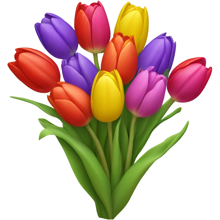 Tulips  emoji