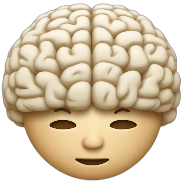 super brain emoji