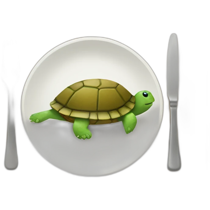 turtle lunch emoji