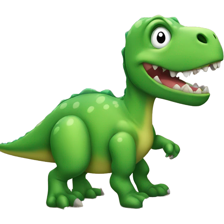 Dinosaur on a board  emoji
