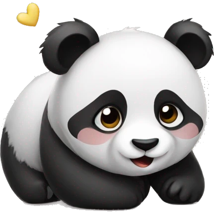 Panda love panda emoji