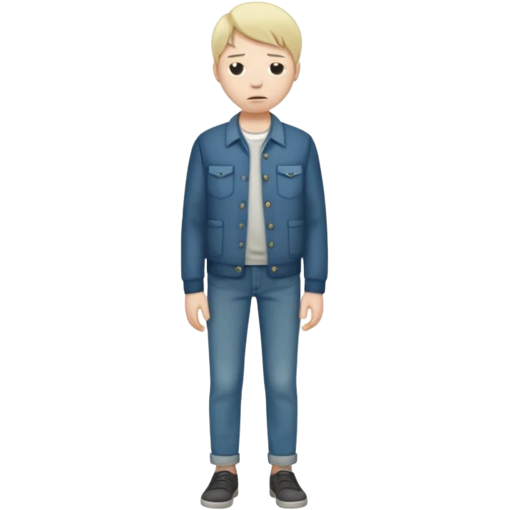 person taking out their pockets with no money emoji