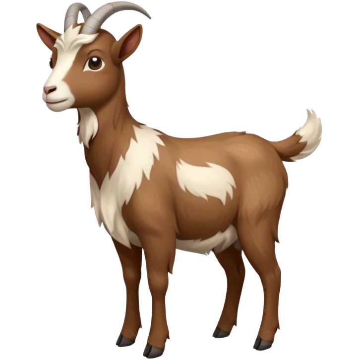 adult Goat, full body emoji