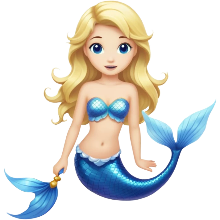 a blonde mermaid emoji