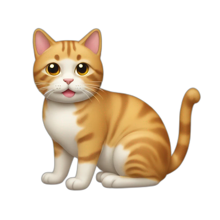 Un chinoi qui mange un chat emoji