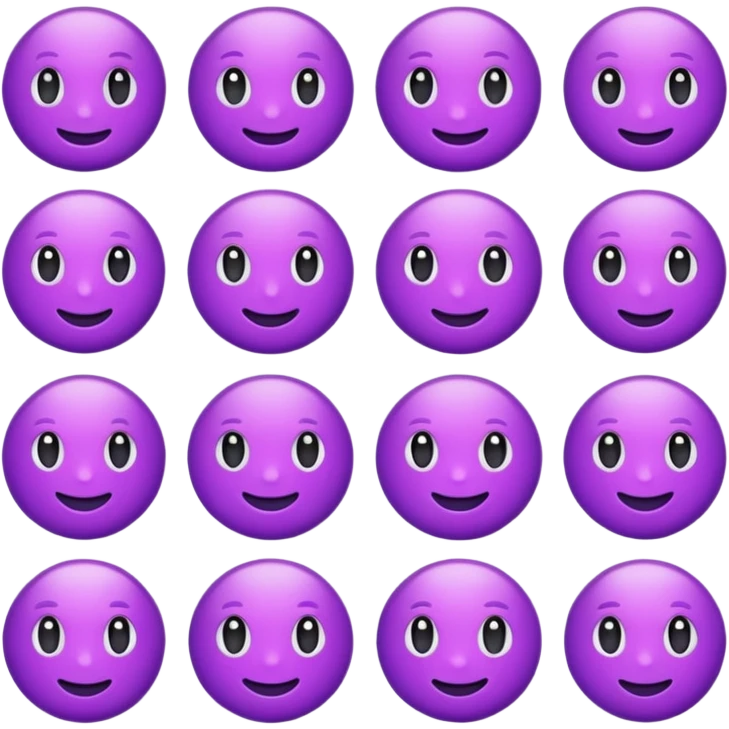 Purple emoji