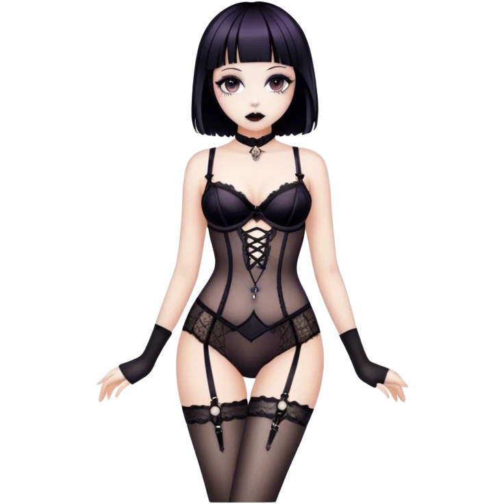gothic lingerie  emoji