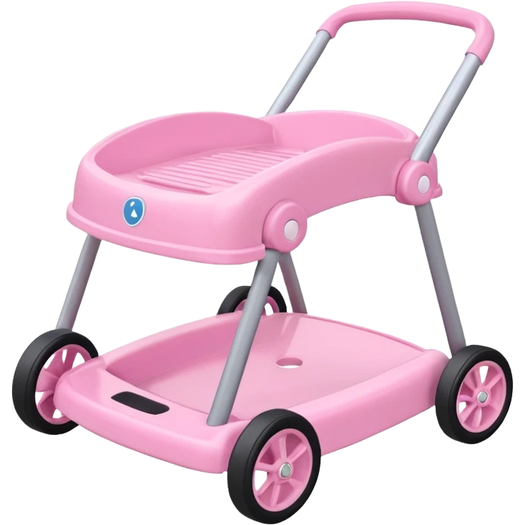pink baby walker emoji