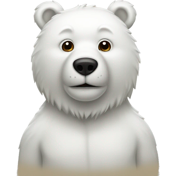 white bear emoji