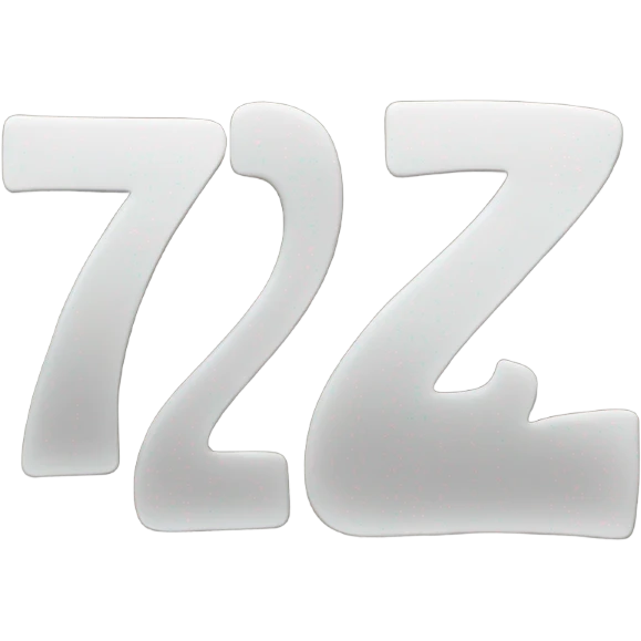 Number 72 emoji