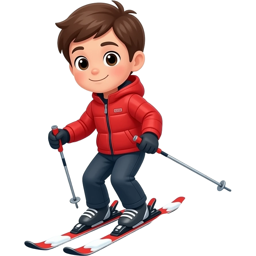 kid skier emoji