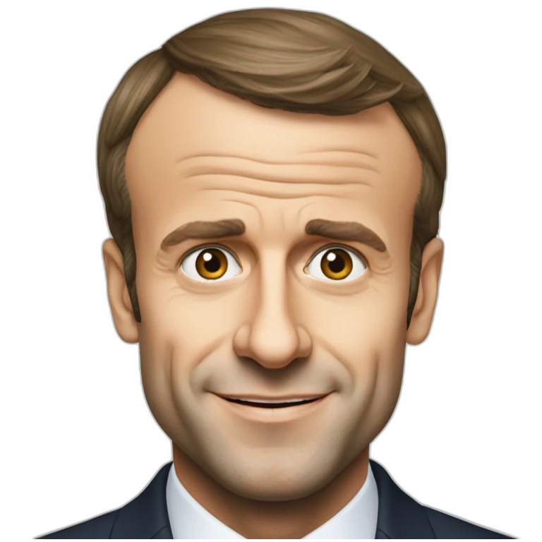 Emmanuel macron pleure emoji