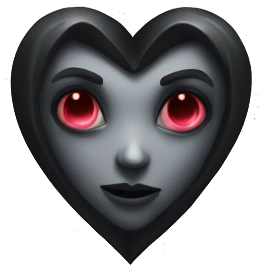 gothic heart emoji