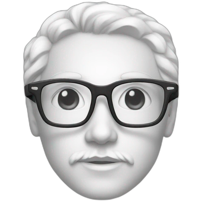 lunettes ; whiteb emoji