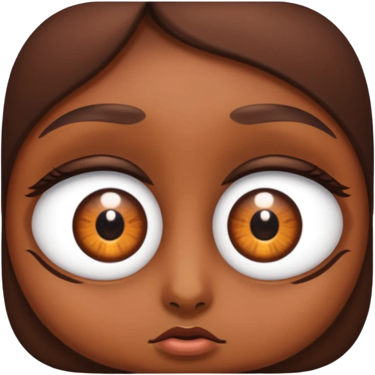 Eyes looking around emoji