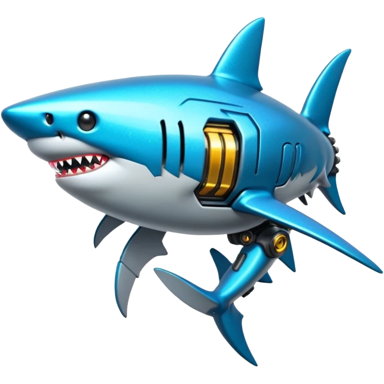 glitter mech shark cian cyberpunk emoji